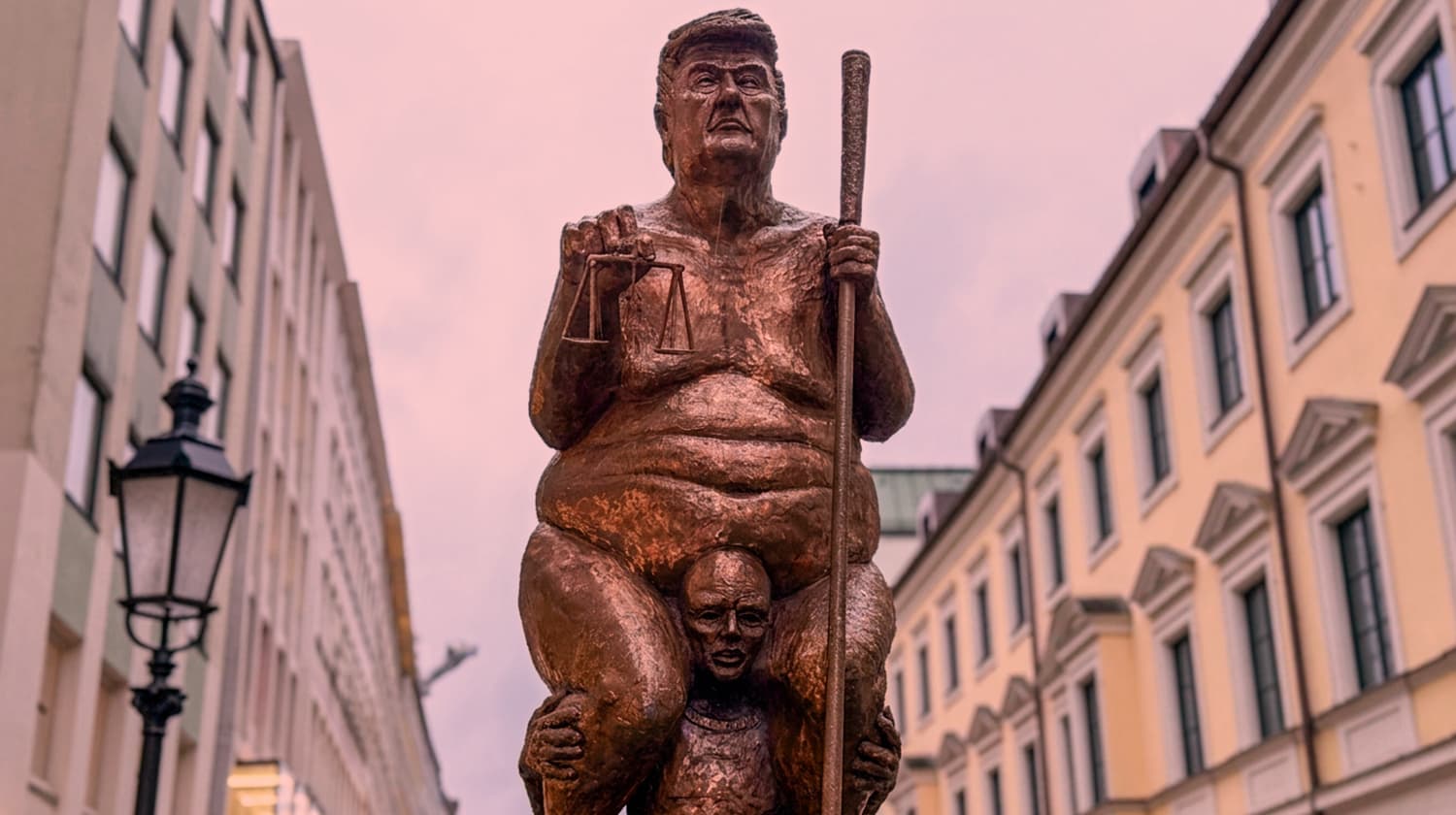 Story behind the naked, golden ‘king of injustice’